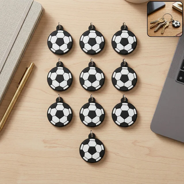 Football Keychain Set – Stylish Sports Gift for Fans