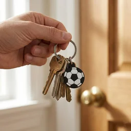 Football Keychain Set – Stylish Sports Gift for Fans