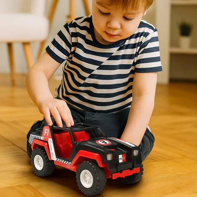 Free-Wheel Racing Jeep Toy Car – Push & Go Adventure Fun