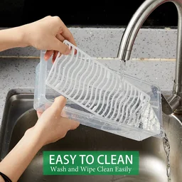 Freezer Storage Containers – 6-Pack 1500ML with Drain Plate | Organivo