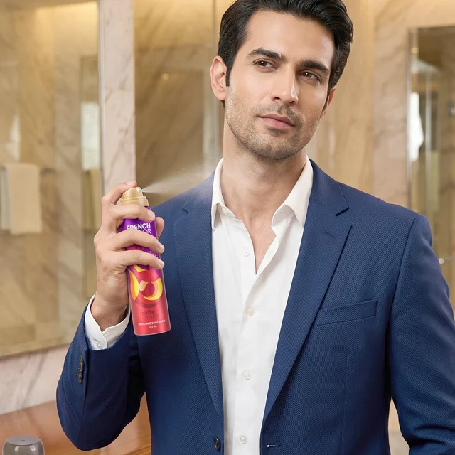 French Factor Perfumed Body Spray – Long Lasting Freshness & Odor Control