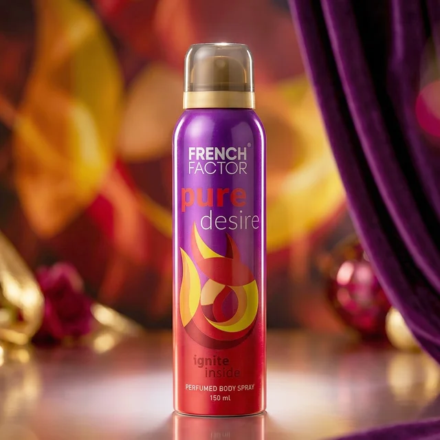French Factor Perfumed Body Spray – Long Lasting Freshness & Odor Control