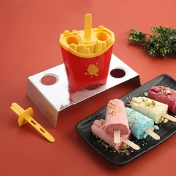 French Fries Ice Pop Mould – Reusable Kulfi Maker for Summer