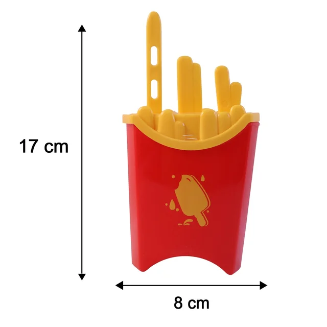 French Fries Ice Pop Mould – Reusable Kulfi Maker for Summer