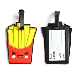 French Fries Luggage Tag – Eye-catching Travel ID Tag for Easy Recognition