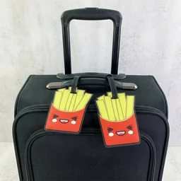 French Fries Luggage Tag – Eye-catching Travel ID Tag for Easy Recognition