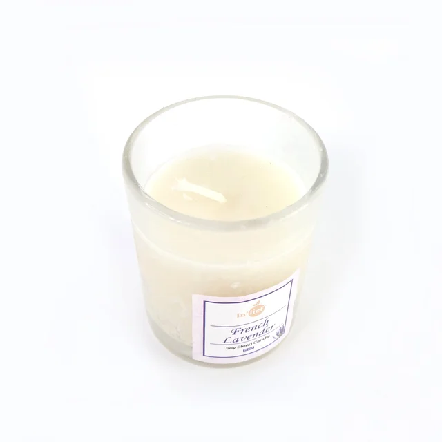 French Lavender Soy Candle – Relaxing Aromatherapy Jar 50g