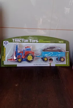 Friction Tractor Toy – Durable Plastic with Bricks Trolley | Aditi