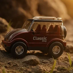 Friction-Powered Classic Jeep Toy Car – Smooth Indoor Ride