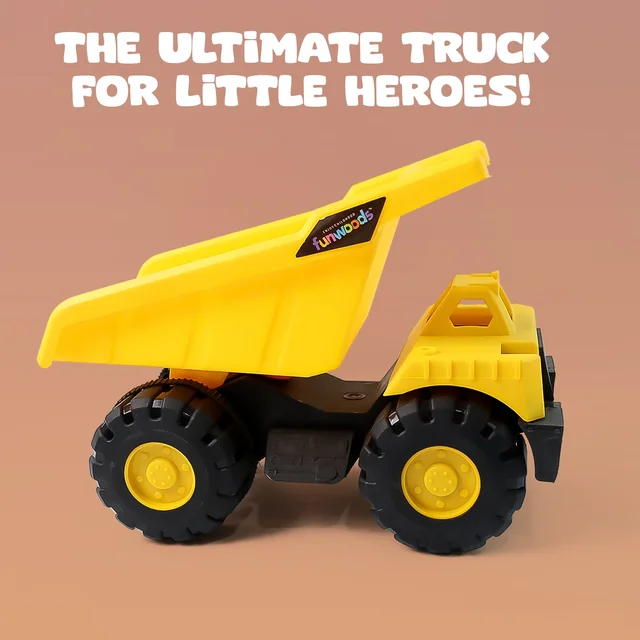 Friction-Powered Dump Truck Toy – Durable Tipping Bed Vehicle