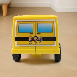 Friction-Powered School Bus Toy – Durable Push-and-Go Vehicle for Kids