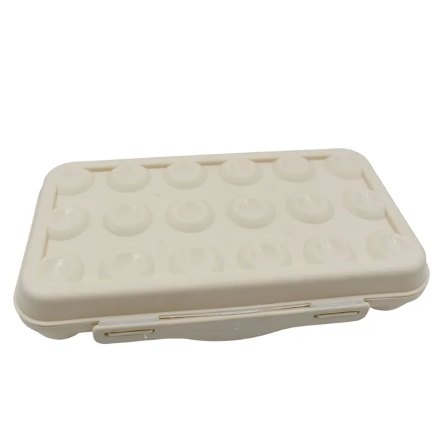 Fridge Egg Holder – 18 Grid Shock-Proof Container | Organivo