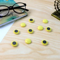 Fridge Magnets – Strong Round Push-Pin Style (10 Pc Set)