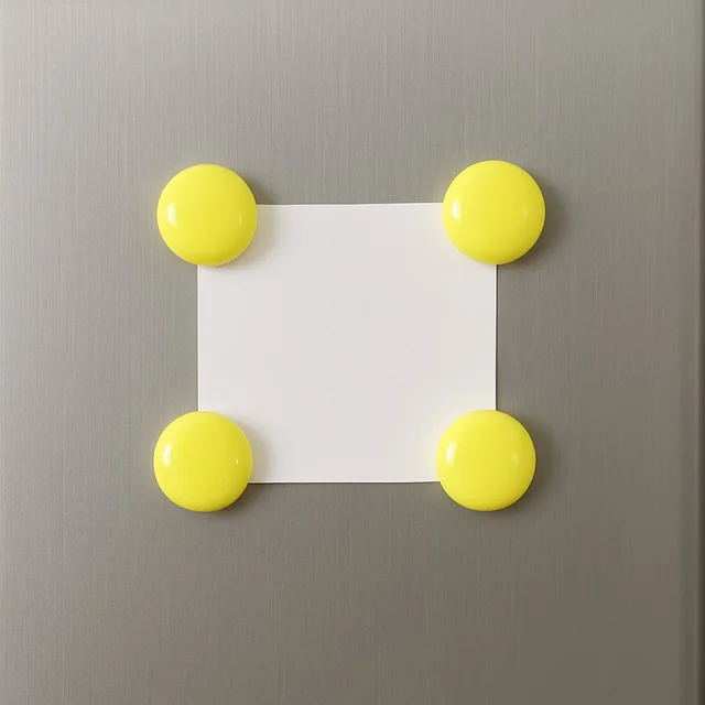 Fridge Magnets – Strong Round Push-Pin Style (10 Pc Set)