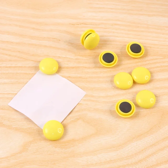 Fridge Magnets – Strong Round Push-Pin Style (10 Pc Set)