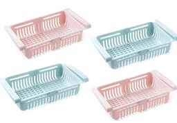 Fridge Organizer Drawer – Adjustable Storage Baskets (4-Pc Set) | Organivo