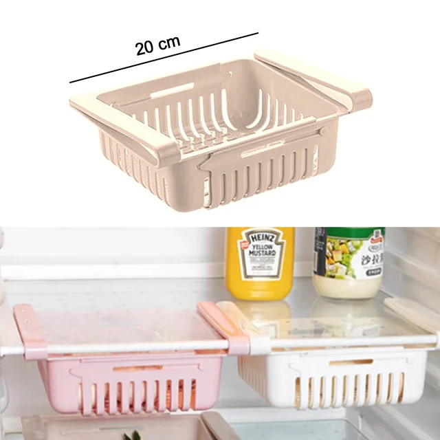 Fridge Organizer Drawer – Adjustable Storage Baskets (4-Pc Set) | Organivo
