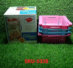 Fridge Storage Basket – Adjustable, Unbreakable Set | Organivo