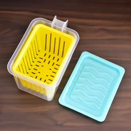 Fridge Storage Containers – 4 Pcs Plastic Set | Organivo