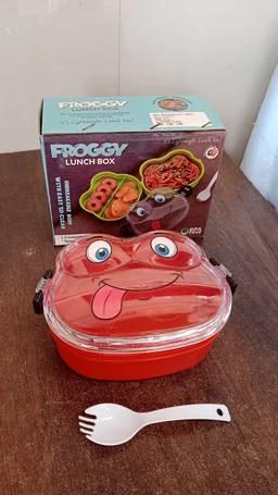 Froggy Lunch Box for Kids – Double Layer, Leakproof Tiffin | Lunchie Bunchie