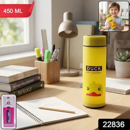 Frosted Glass Kids Water Bottle – Leak-proof & Stylish Design