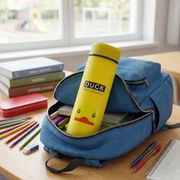 Frosted Glass Kids Water Bottle – Leak-proof & Stylish Design