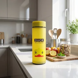 Frosted Glass Kids Water Bottle – Leak-proof & Stylish Design