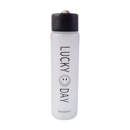 Frosted Glass Water Bottle – Leakproof & Travel-Friendly Design
