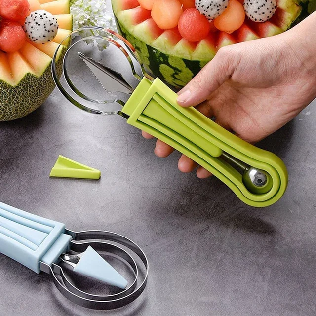 Fruit Baller & Scooper Set – 4-in-1 Stainless Steel | ChefAura