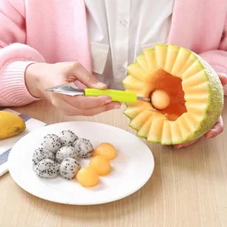 Fruit Carving Tool Kit – Stainless Steel Peeler & Scooper | Quickslice