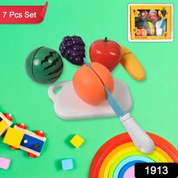 Fruit Cutting Toy Set – Sliceable Play Food for Kids | Aditi