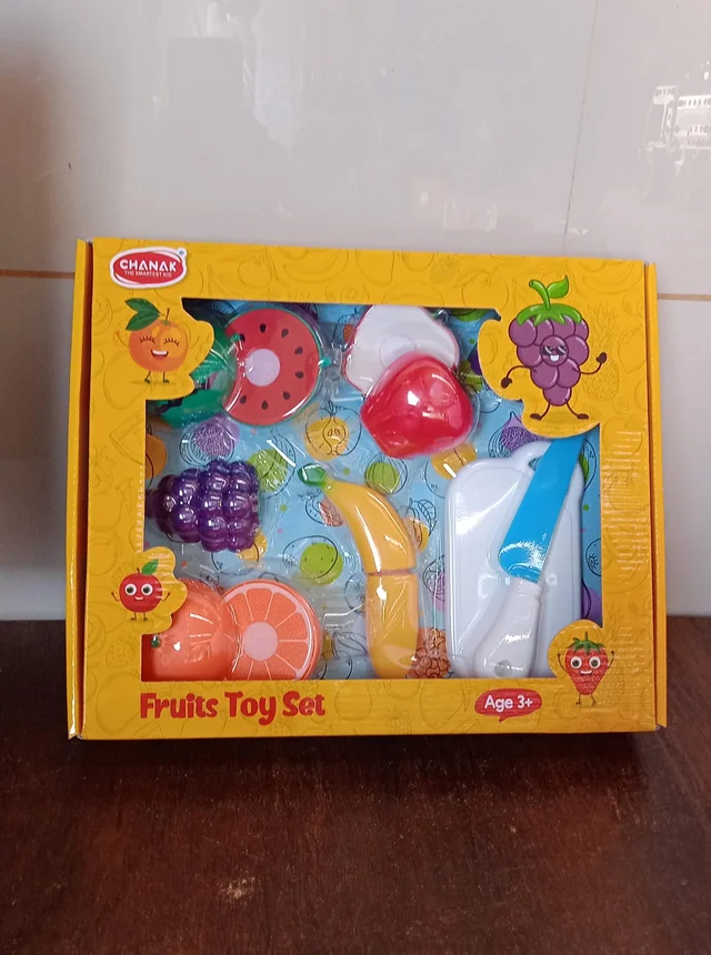 Fruit Cutting Toy Set – Sliceable Play Food for Kids | Aditi
