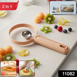 Fruit Scooper and Cutter Tool – Dual-Function Kitchen Essential