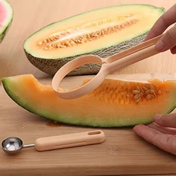 Fruit Scooper and Cutter Tool – Dual-Function Kitchen Essential