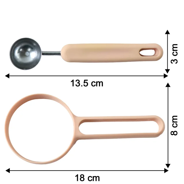 Fruit Scooper and Cutter Tool – Dual-Function Kitchen Essential