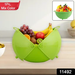 Fruit & Vegetable Bowl – 3-in-1 Multiuse Smart Basket
