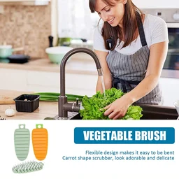 Fruit & Vegetable Cleaning Brush – Durable Flexible Design | SparkleTidy