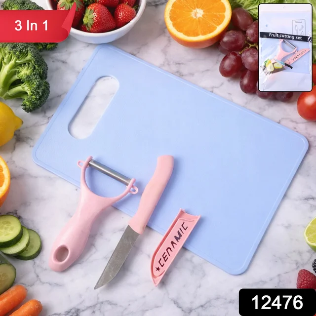 Fruit & Vegetable Cutting Board Set – 3-in-1 Kitchen Prep Kit