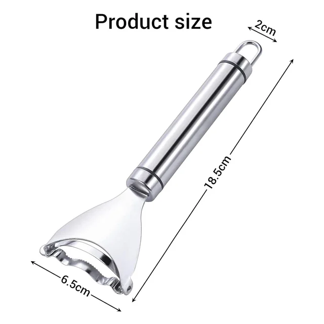Fruit & Vegetable Peeler – Sharp Stainless Steel Serrated Blade