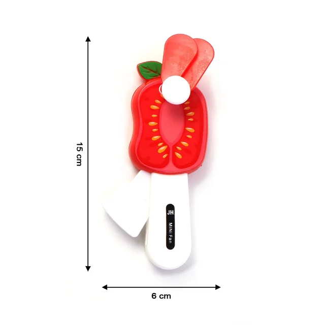 Fruit-Shaped Mini Hand Pressure Fan – Portable Kid’s Cooling
