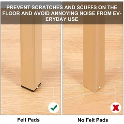 Furniture Protection Pads – Anti-Slip Felt Floor Protectors | Storenzo
