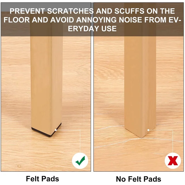 Furniture Protection Pads – Anti-Slip Felt Floor Protectors | Storenzo