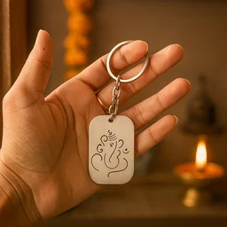 Ganesh Metal Keychain – Auspicious Lord Ganesha Keyring