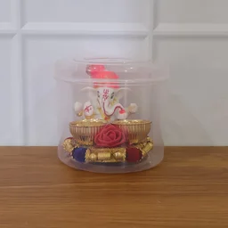 Ganesha Pooja Thali Set – Traditional Religious Decor for Festivals