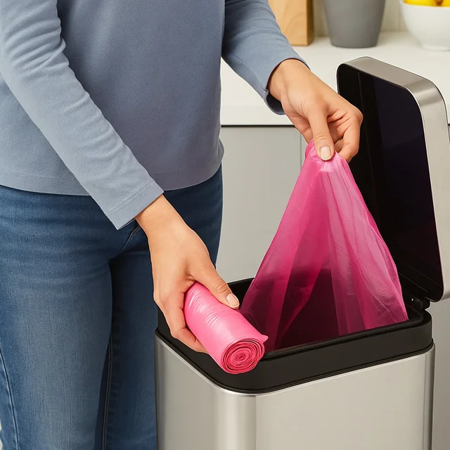Garbage Bags 45x45 cm – Heavy Duty Leak-Proof Roll