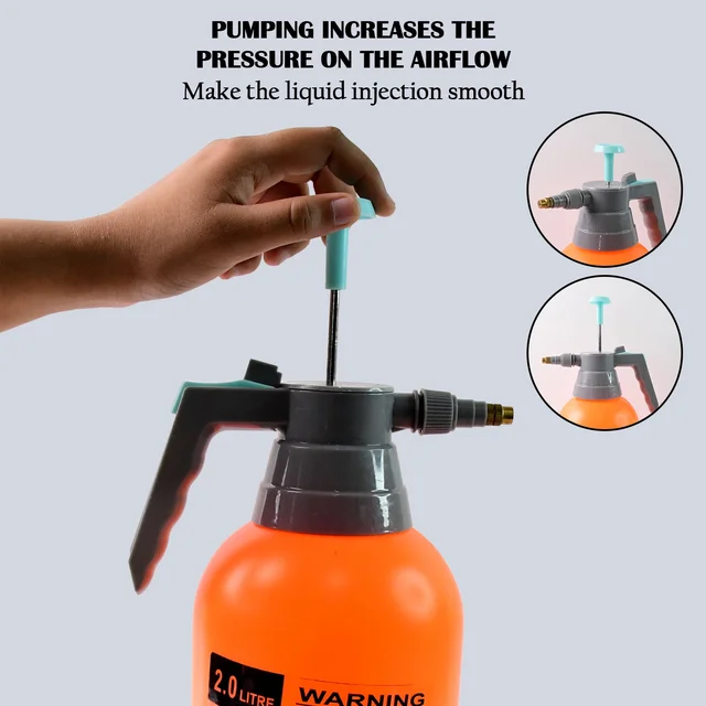 Garden Pressure Sprayer – 2L Handheld Pump | XcelCraft