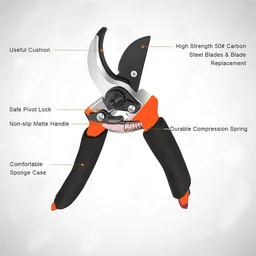 Garden Pruners – Sharp, Ergonomic Grip | Grow Garden Tools