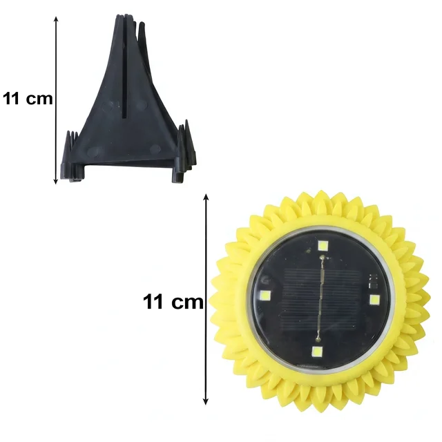 Garden Solar Light 4 Pc Sunflower Waterproof LED Pathway Stake Light (4 Pc Set)