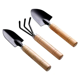 Garden Tool Set – 3-Piece Hand Cultivator, Trowel & Fork | XcelCraft