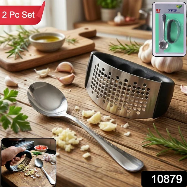 Garlic Press Tool – Heavy-Duty & Ergonomic Kitchen Set